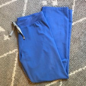 Figs ceil blue scrub pants